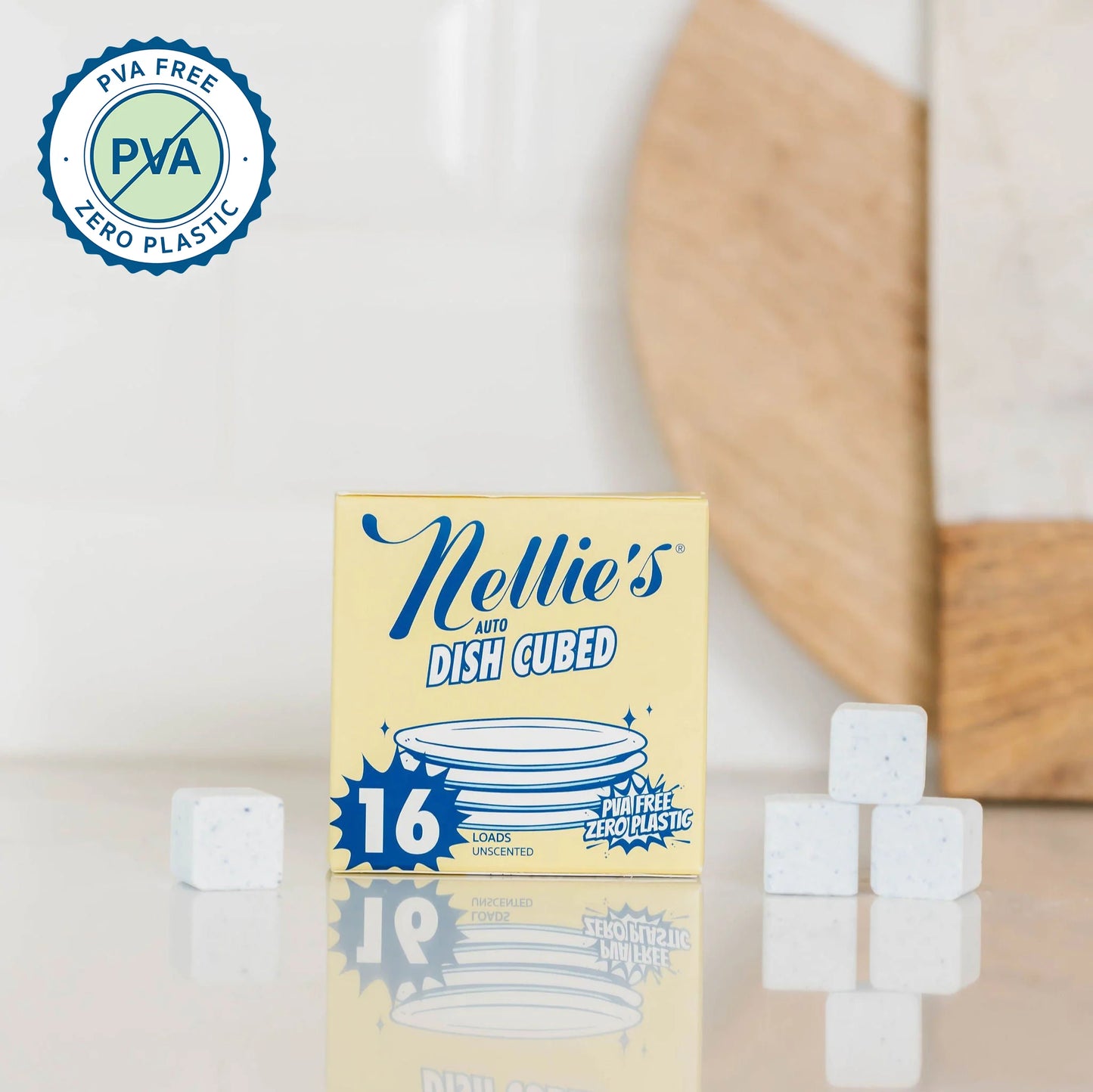 Nellie's Dishwasher Cubes - 16 Loads