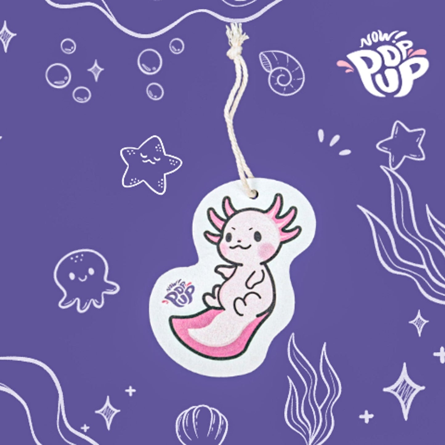 Plantish Pop Up Sponge - Baby Axolotl