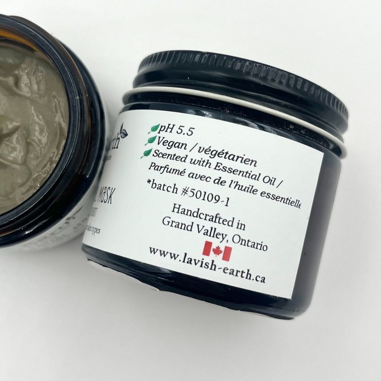 Lavish Earth Detoxifying Facial Mask - Seaweed + Citrus