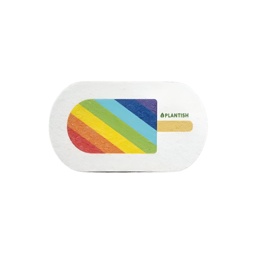 Plantish Pop Up Sponge - Rainbow Popsicle
