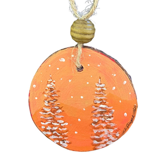 Janine Payne Illustrations Holiday Ornament - Double Sided Trees