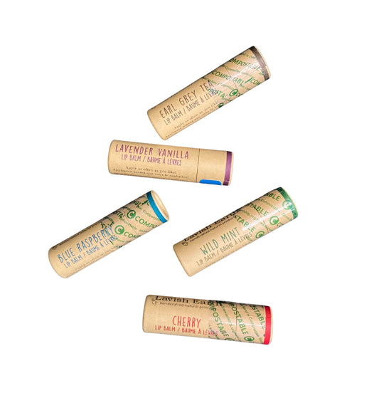 Lavish Earth Natural Lip Balm - 5 Flavours