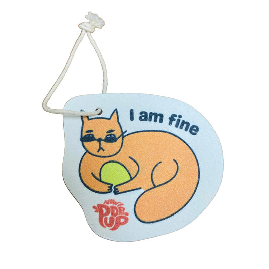Plantish Pop Up Sponge - I am fine Cat
