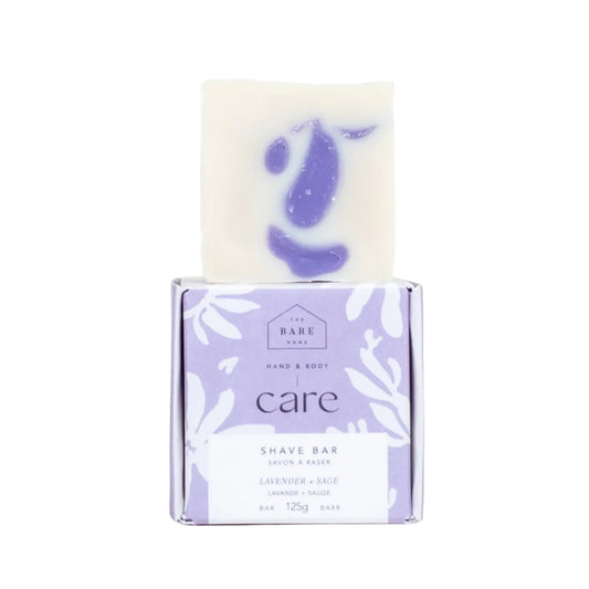 The Bare Home Shave Bar - Lavender & Sage