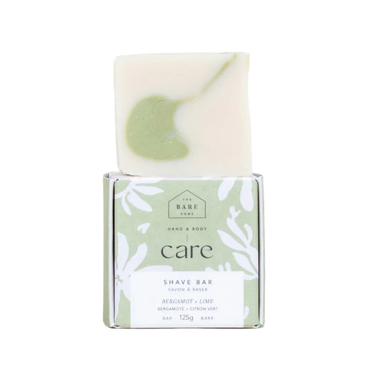 The Bare Home Shave Bar - Lime & Bergamot