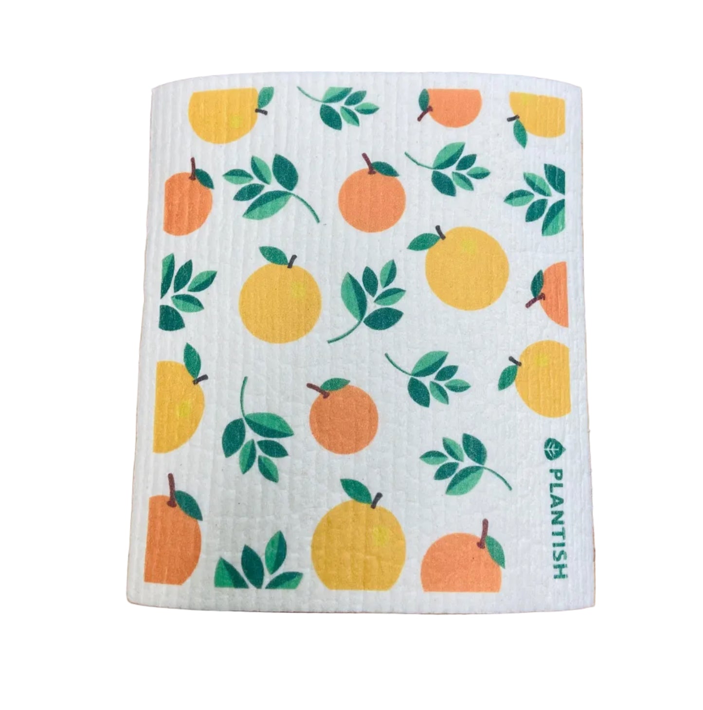 Plantish Swedish Sponge Cloth - Oranges