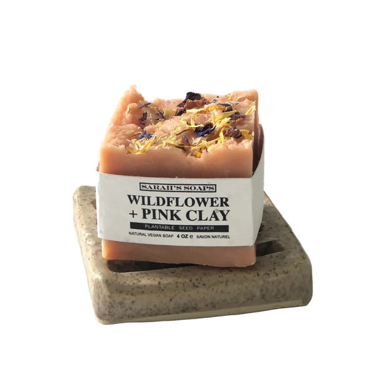 Sarah’s Soaps Bar Soap Wildflower + Pink Clay *Limited Edition*