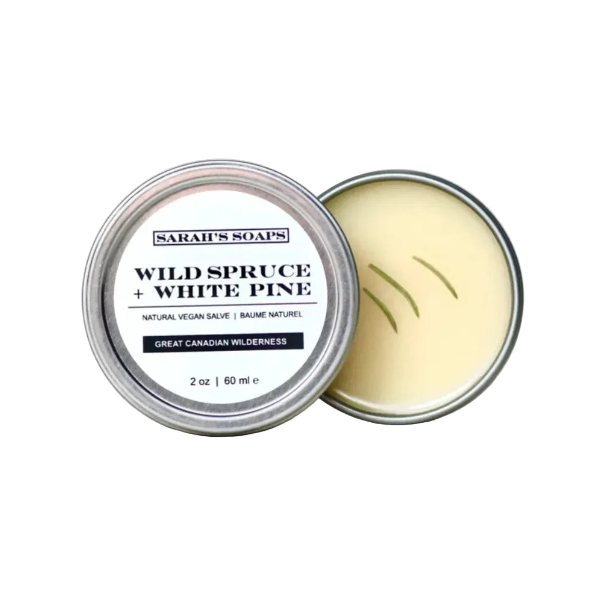 Sarah’s Soaps Skin Salve Wild Spruce + White Pine