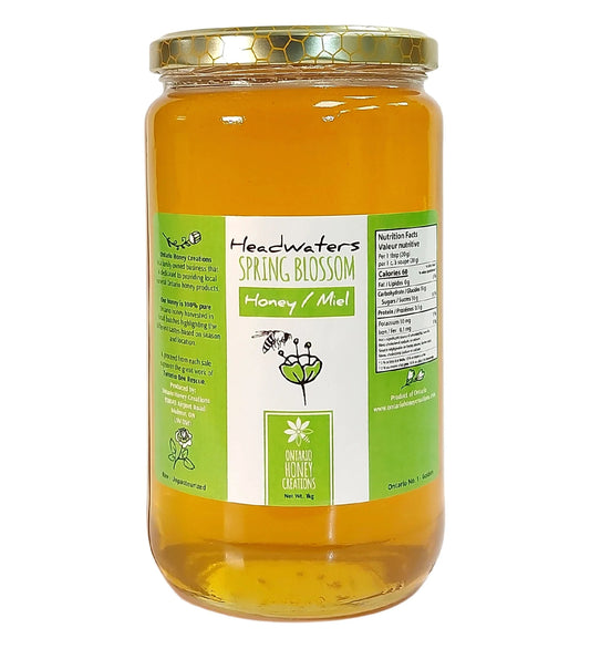 Ontario Honey Creations Raw Spring Blossom Honey 1kg