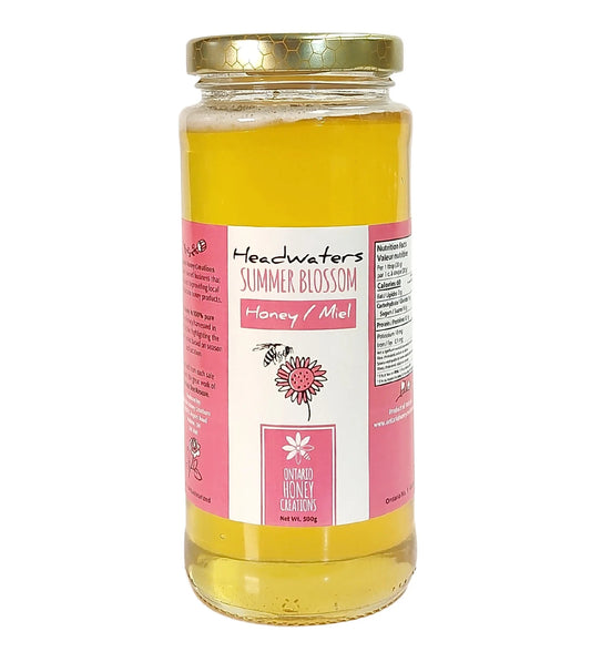 Ontario Honey Creations Raw Summer Blossom Honey 500g