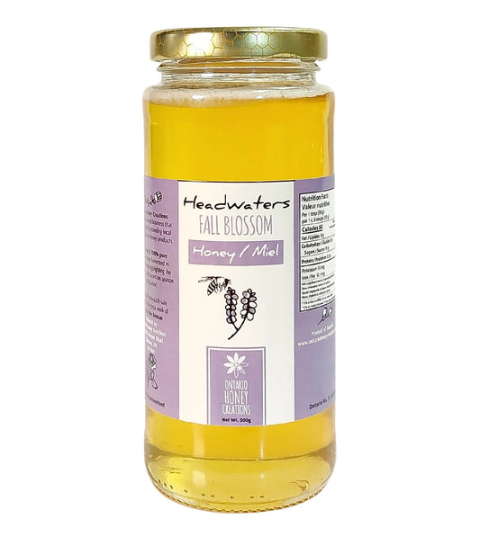 Ontario Honey Creations Raw Fall Blossom Honey 500g