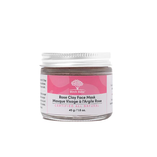 Birch Babe Clay Face Mask - Nourishing Rose