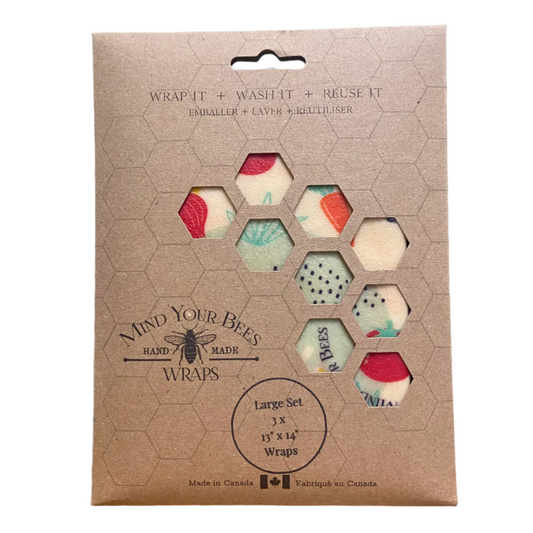 Mind Your Bees Beeswax Food Wraps - Market Fresh Print