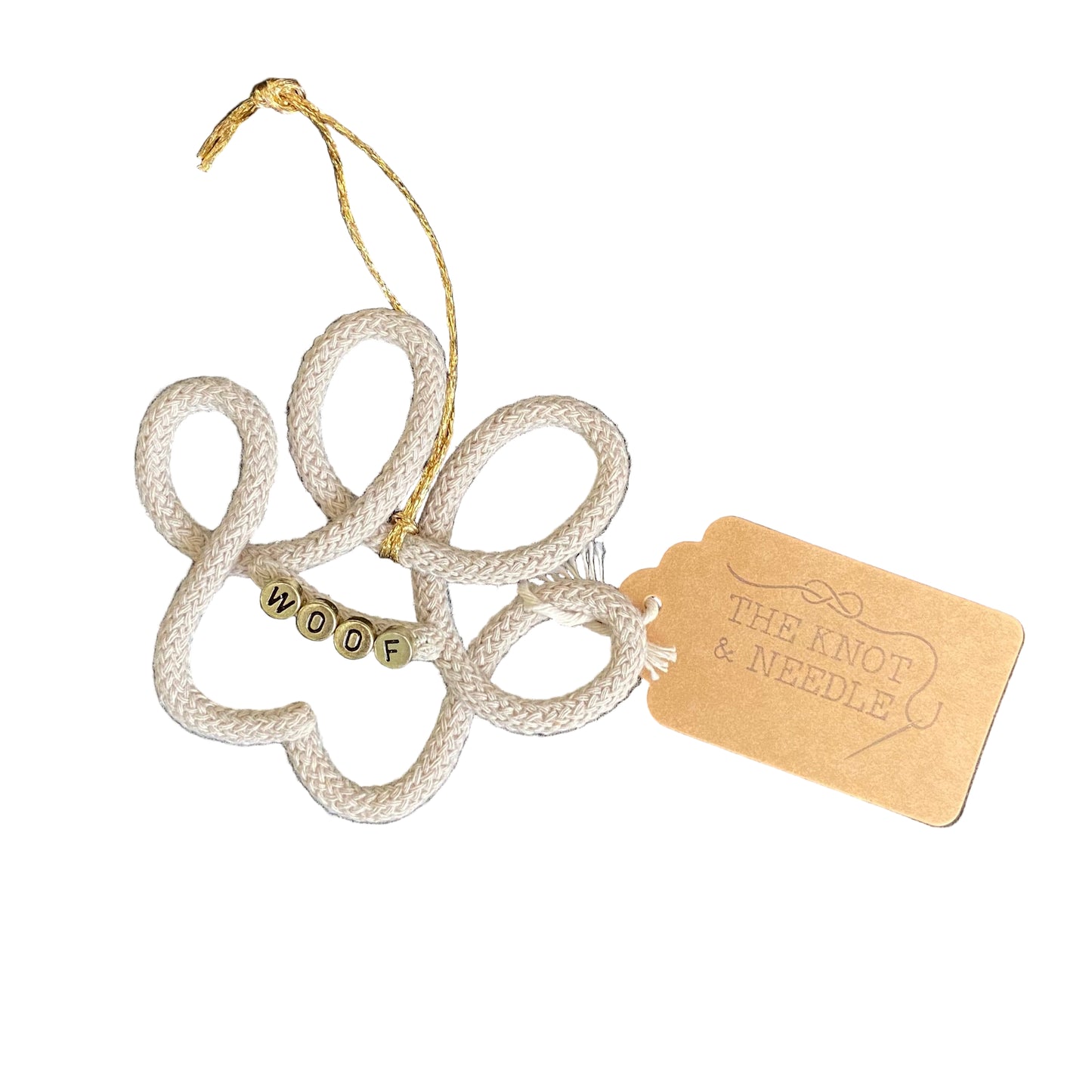 The Knot & Needle Ornaments - Pet Paws