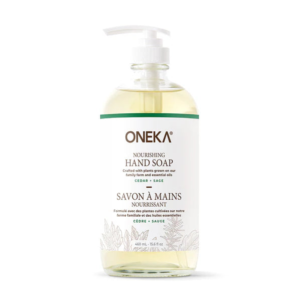 Oneka Nourishing Hand Soap - Cedar & Sage