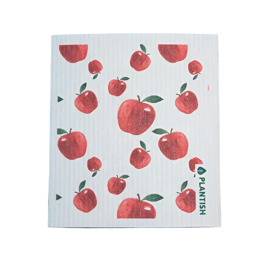 Plantish Swedish Sponge Cloth - Apple