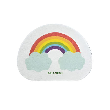 Plantish Pop Up Sponge - Rainbow Cloud