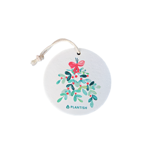 Plantish Holiday Ornament Pop Up Sponge - Mistletoe