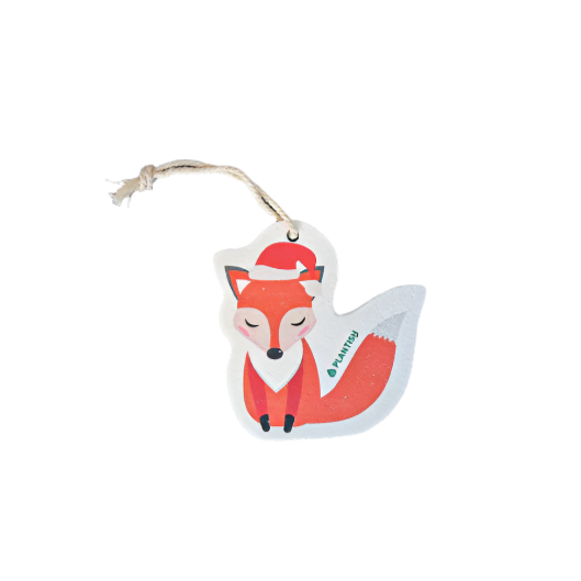 Plantish Holiday Ornament Pop Up Sponge - Fox