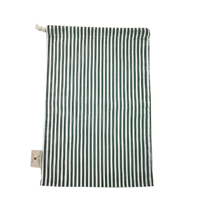 Ten and Co. Flax Linen + Hemp Drawstring Gift Bag