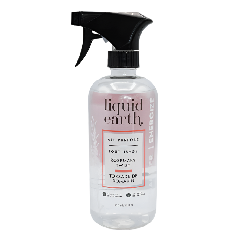 Liquid Earth Rosemary Twist - Energizing Natural All Purpose Cleaner