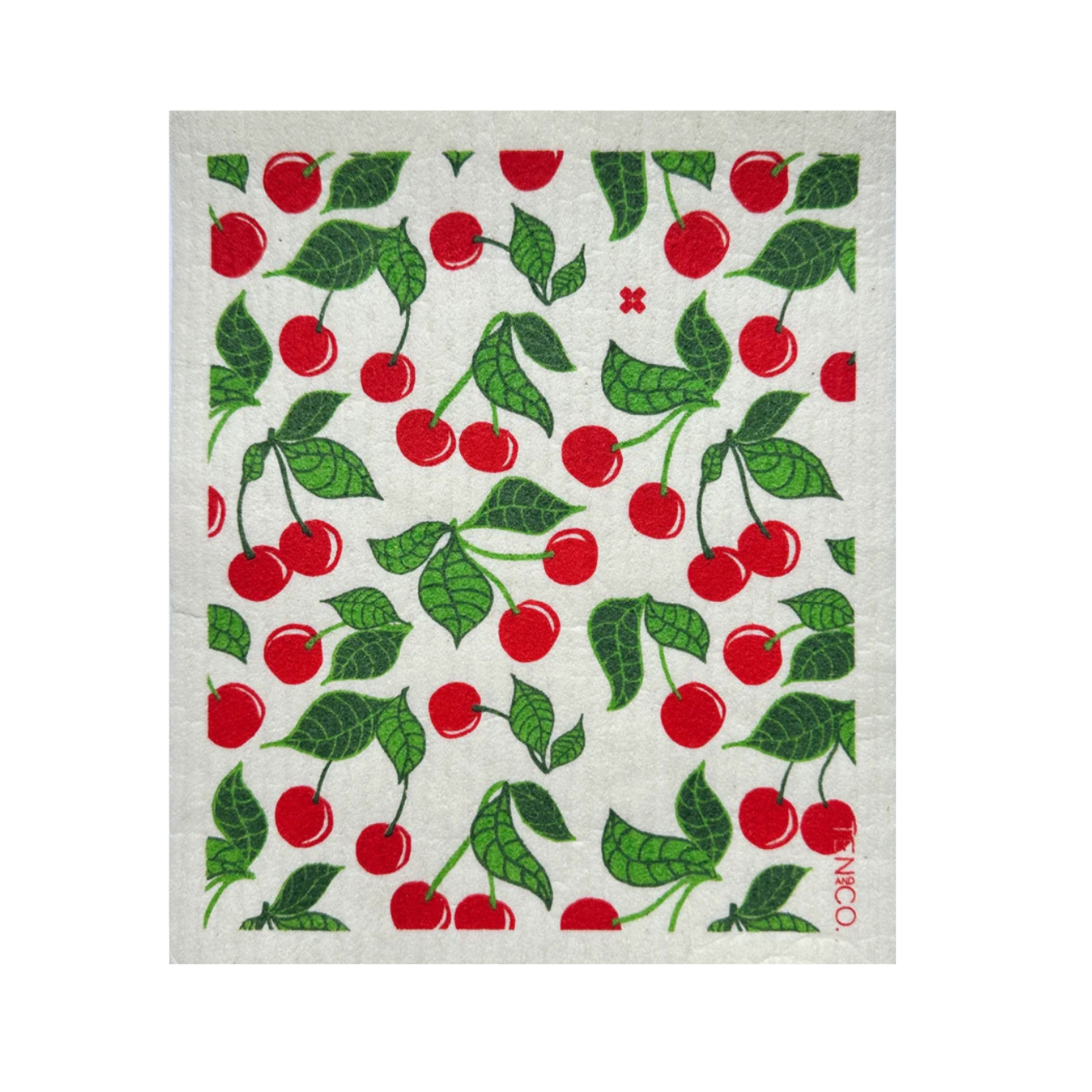 Ten and Co. Swedish Sponge Cloth - Cherries