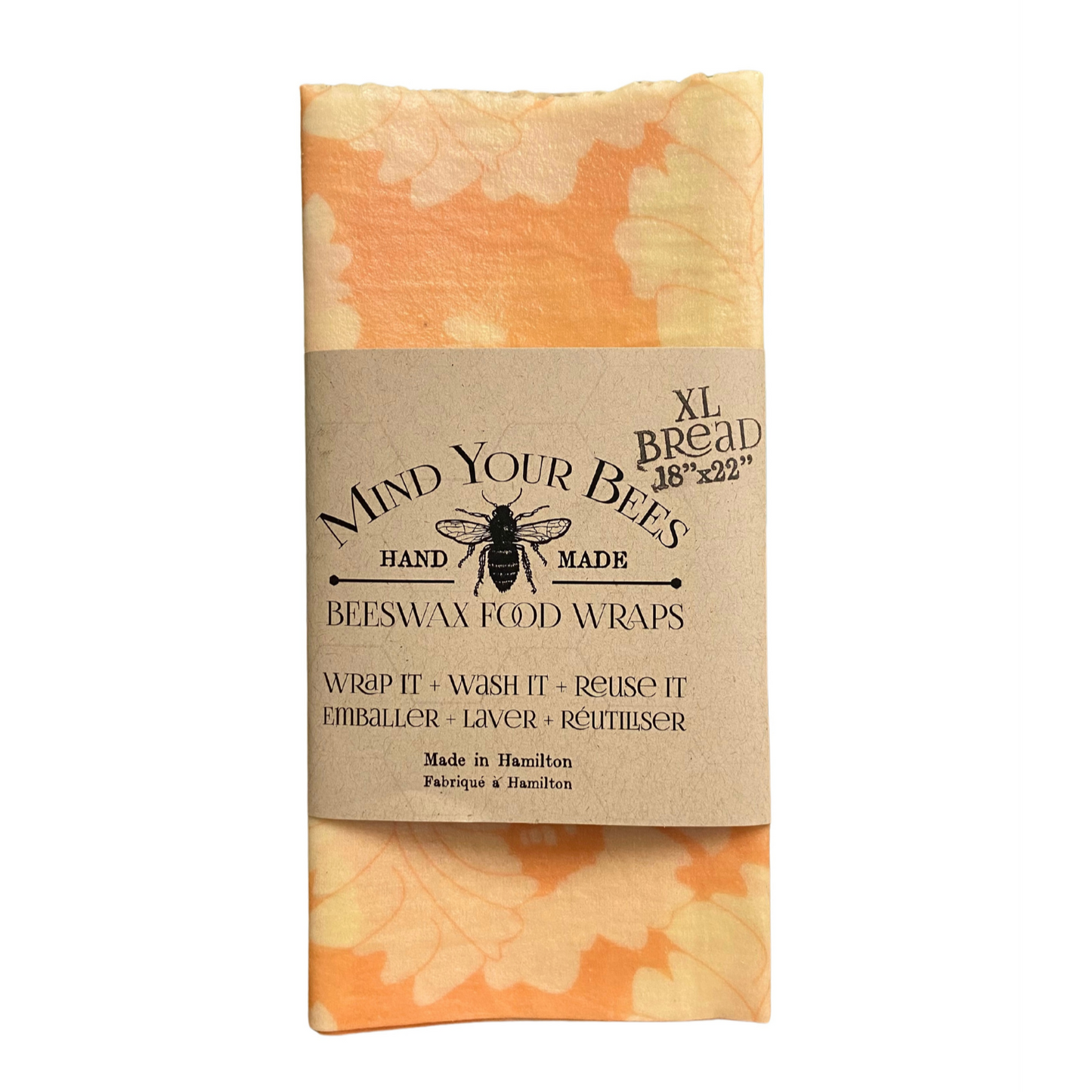 Mind Your Bees Beeswax Wraps - XL Bread Wrap