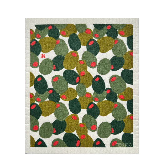 Ten and Co. Swedish Sponge Cloth - Olives