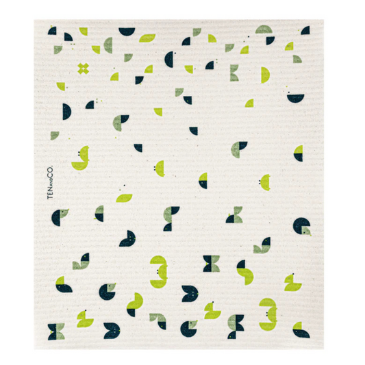 Ten and Co. Large Sponge Cloth Mat - Geo Animal