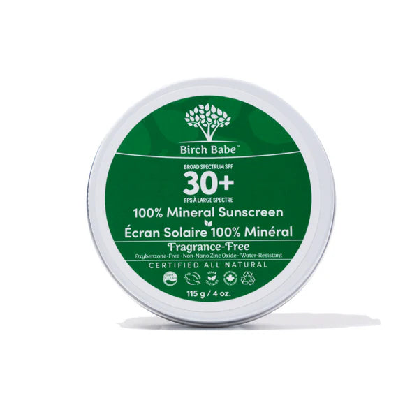 Birch Babe 100% Mineral Natural Sunscreen