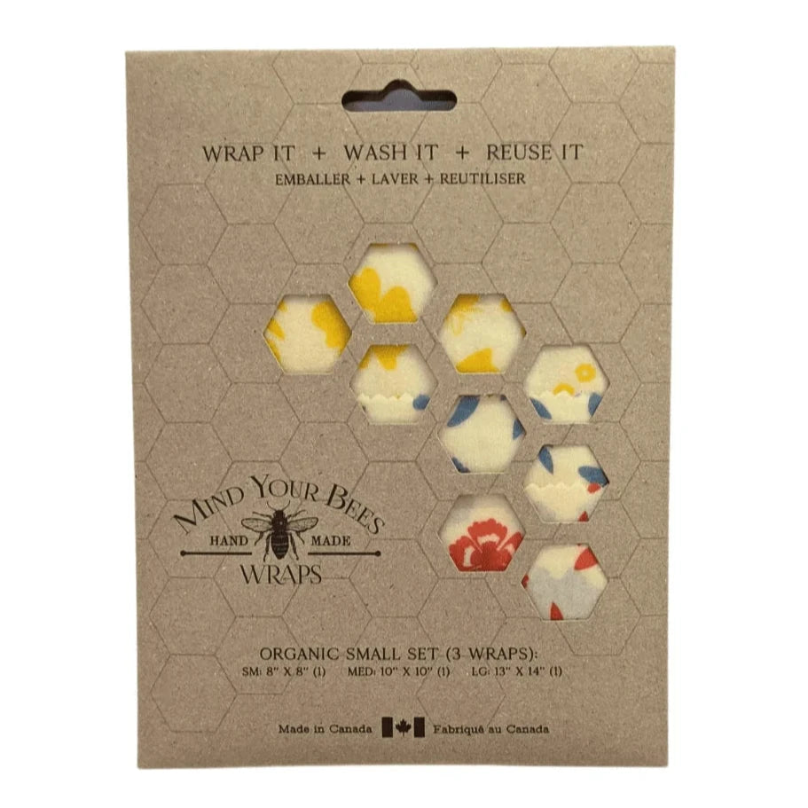 Mind Your Bees Beeswax Wraps - Classic Kitchen Print