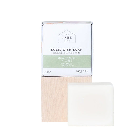 The Bare Home Dish Soap Block - Bergamot & Lime