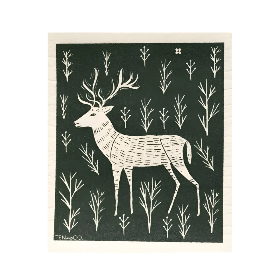 Ten and Co. Swedish Sponge Cloth - Stag